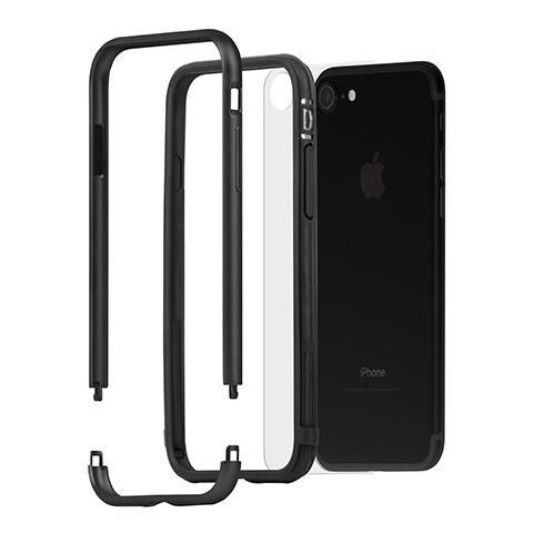 99MO088202 Iglaze Luxe - Bumper In Aluminio Per Iphone 7 - Nero - Foto 1