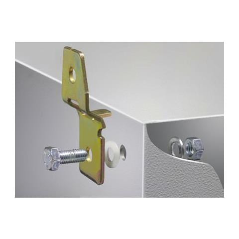 I-CASE IP-KIT2 - Staffe di fissaggio a muro per rack IP65 - Foto 1