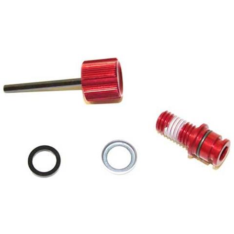 Forcelle Rockshox Domain / lyrik / totem / 10-11 Boxxer Race / rc External Rebound Adjuster Knob And Shaft Bolt Kit Ricambi Dei Componenti One Size - Foto 1