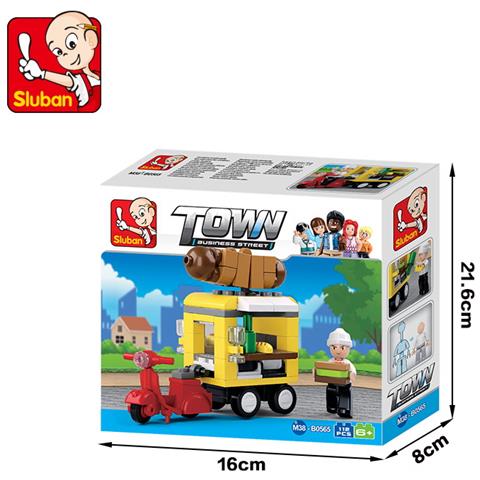 M38-b0565 - Citta ' - Moto-chiosco Degli Hot Dog 112 Pz - Foto 1