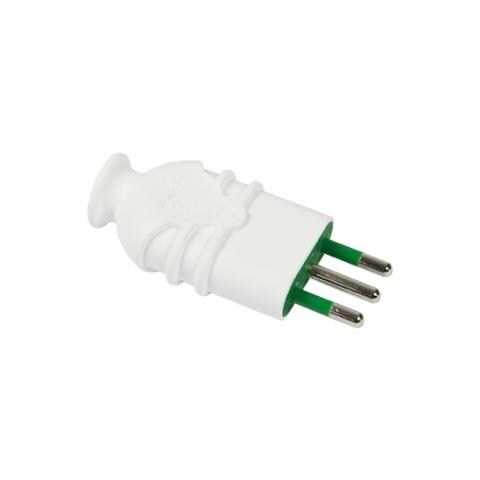 Spina Italiana 2p+t 10a Mod. Hi-pro Corpo Bianco 80100 - Foto 1