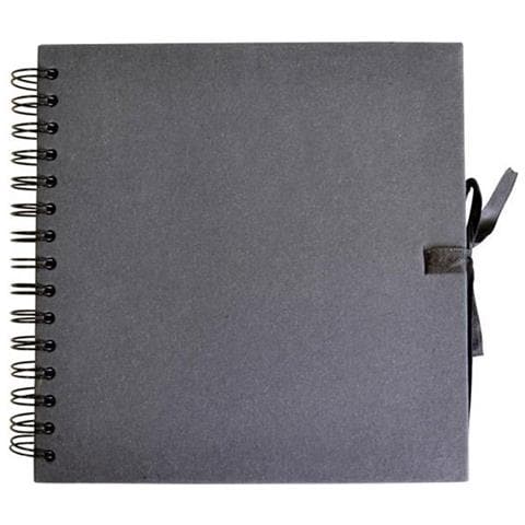 Taccuino Scrapbooking 20 X 20 Cm - Nero - Foto 3