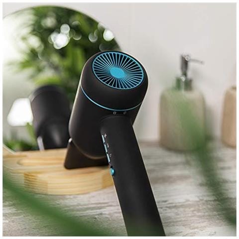 Asciugacapelli Ionico Bamba Ionicare 6000 Rockstar Ice. Motore Digitale, Diffusore, 1800 W Di Potenza, Che Idrata I Capelli E Gli Accessori Magnetici. - Foto 2