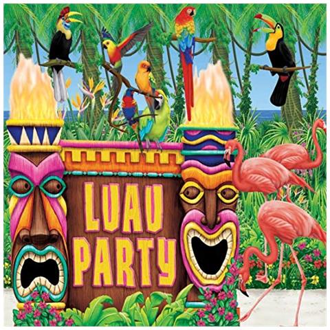 Kit Per Decorare Parete""luau Party Hawaiano"" - Foto 2