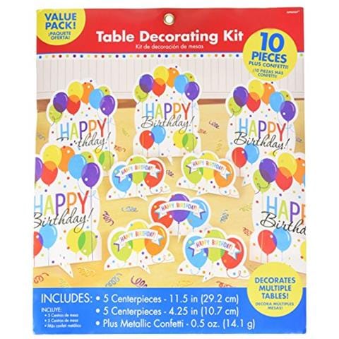 Kit Di Decorazione Della Tavola Colorato Palloncini (10 Pezzi) - 1 Confezione - Foto 1