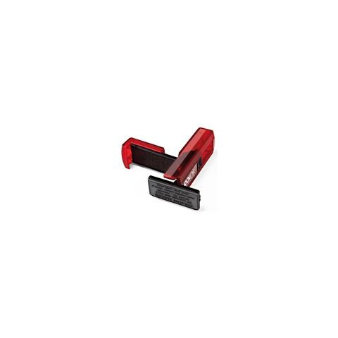 Timbro Pocket Stamp Plus 30 18x47mm 5righe Autoinchiostrante Rosso - Foto 1