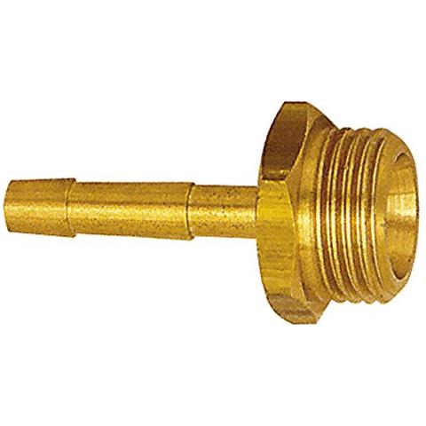 Bocchetta Per Tubo Flessibile Dal Avvitare, G 1/4 A, Mm Per Tubo Lw 9, Sw 17, Ottone, Pressione Di Lavoro Max. 25 Bar Max. 150 ° C - Foto 1