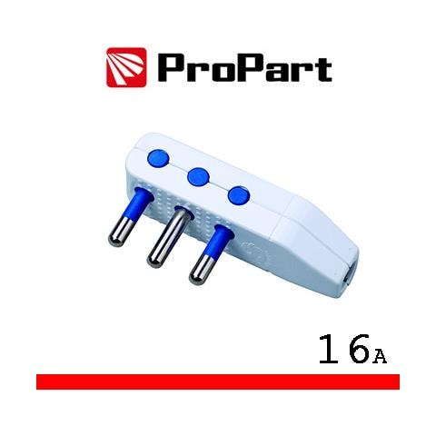 Spina 16a 2p+t Uscita Cavo 90 Polybag - Foto 1