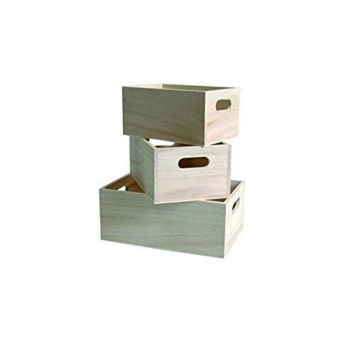 3 Scatole Annidate In Legno Legno 215 X 7 X 12 Cm - Foto 1
