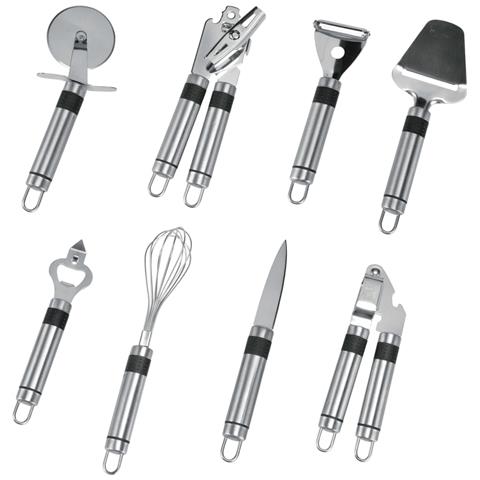 Set Utensili da Cucina 9 pz in Acciaio Inossidabile - Foto 1