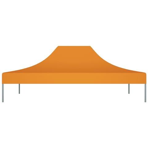 Tetto per Tendone per Feste 4x3 m Arancione 270 g / m² - Foto 6