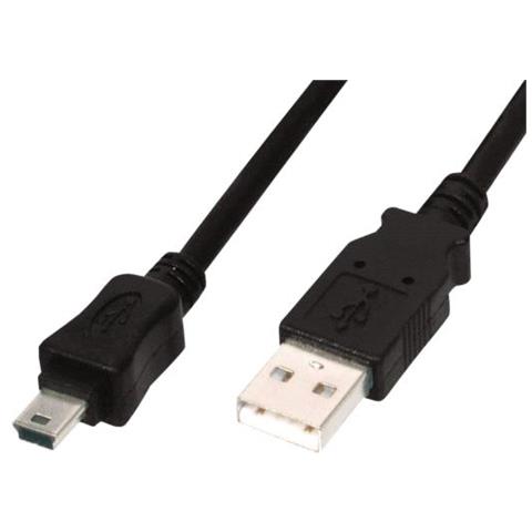Cavo USB 2.0 A / Mini-USB B Maschio / Maschio da 5 m Colore Nero - Foto 1