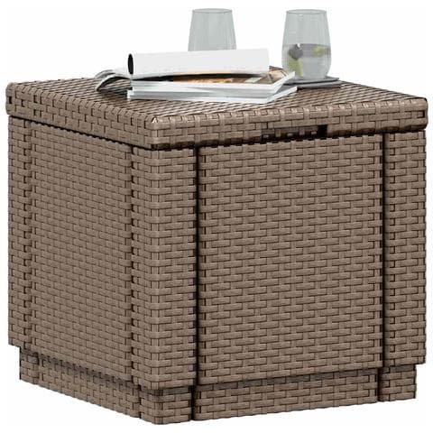 Keter Cubo Pouf Portaoggetti con Cuscino Grafite - Foto 2