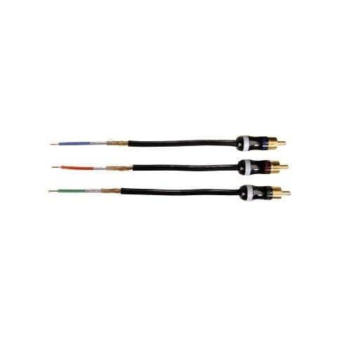 ProClass YUV Cable, 3 RCA - 3 RCA, metal, 1.5 m 1.5m 3 x RCA Nero cavo video e componente (YPbPr) - Foto 2