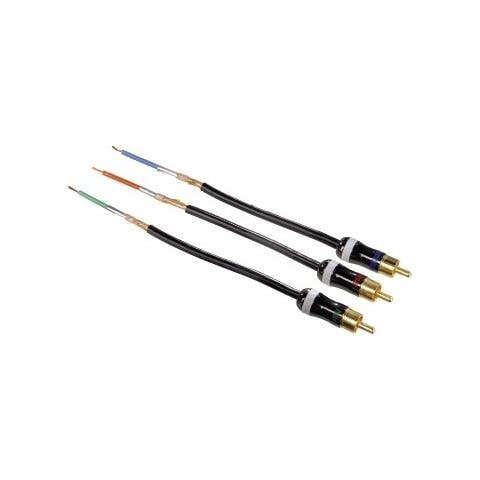 ProClass YUV Cable, 3 RCA - 3 RCA, metal, 1.5 m 1.5m 3 x RCA Nero cavo video e componente (YPbPr) - Foto 3