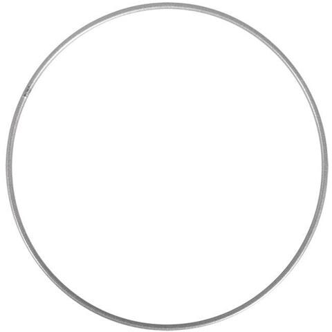 Anello In Metallo Argentato Ø 15 Cm - Foto 1