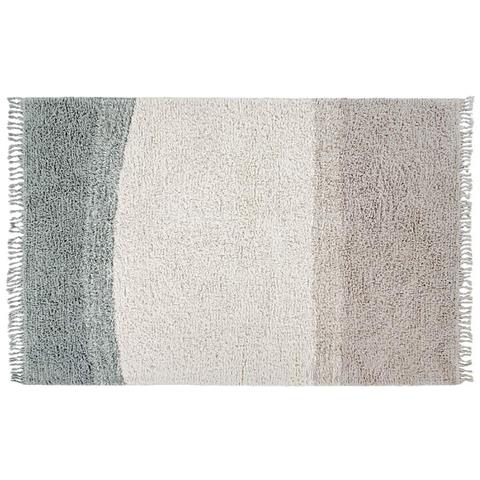 Tappeto In Lana Sfumato - Blu - 140 X 200 Cm - Foto 1