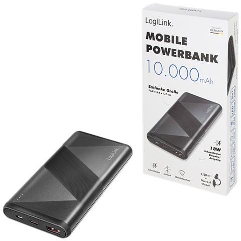 PA0275 batteria portatile Litio 10000 mAh Nero - Foto 10