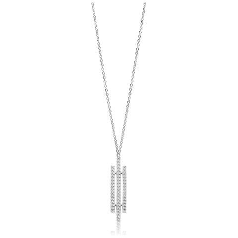 Gioielli C0155-cz. Collana, Colore Grigio. Donna. - In ordine - Foto 3