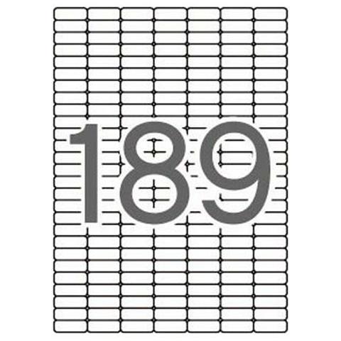 Adesivi /etichette Apli 25,4 X 10 Mm Bianco A4 25 Foglie - Foto 2