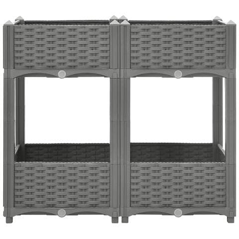 Fioriera Rialzata 80x40x71 Cm In Polipropilene - Foto 3