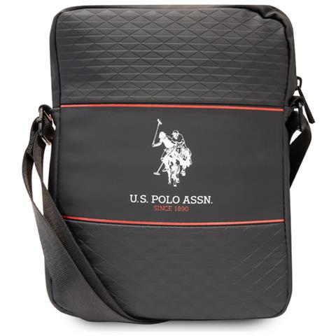 Borsa A Tracolla 10'' Modèle Middle Stripe, Nero - Foto 1