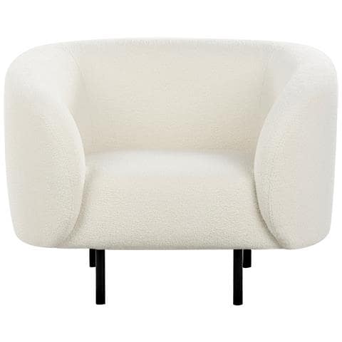 Set Da Salotto 6 Posti Loen Bouclé Bianco - Foto 2