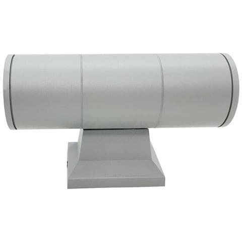 Applique A Doppia Luce Da Parete Giardino Esterno 2 X Porta Faretto Gu10 Es01g - Foto 2