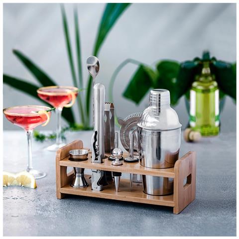 Set Cocktail 10 Pezzi + Supporto - 62181 - Foto 4