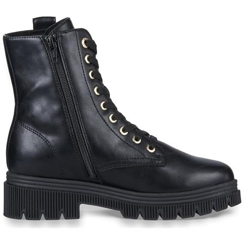 Black Casual Closed Booties Stivaletti Sintetico E Tessile Scarpe Donna Nero Eu 37, 5-25262-43 001 - Foto 3