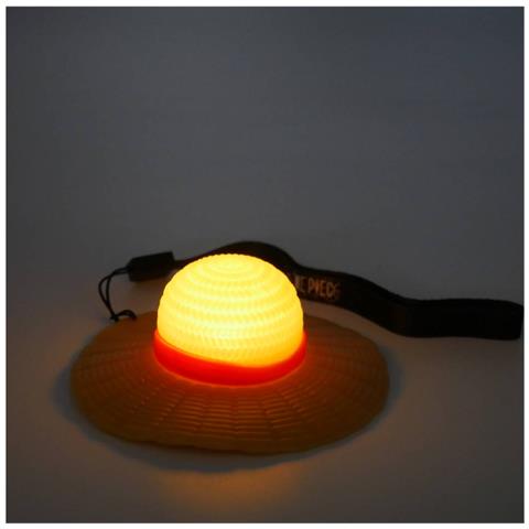 Diffusore Di Luce Led Modello Cappello Di Paglia, Giallo - Foto 3