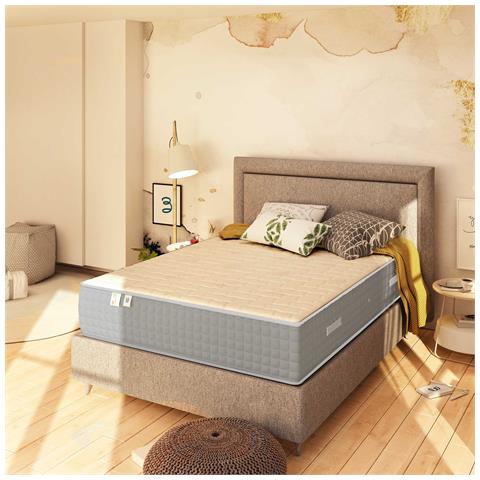Materasso Molle e 5 Cm Memory Altezza 27 Cm Luxury Singolo 90x200 cm - Foto 1