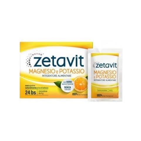 Zetavit Magnesio E Potassio 24 Bustine Integratore Alimenta - Foto 1