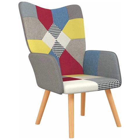 Lusso Casadino -  Poltrona Relax In Tessuto Patchwork - Foto 1