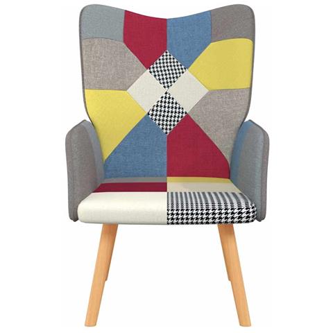 Lusso Casadino -  Poltrona Relax In Tessuto Patchwork - Foto 2