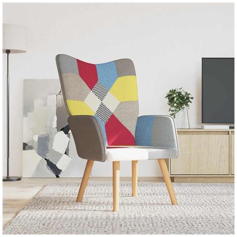 Lusso Casadino -  Poltrona Relax In Tessuto Patchwork - Foto 7