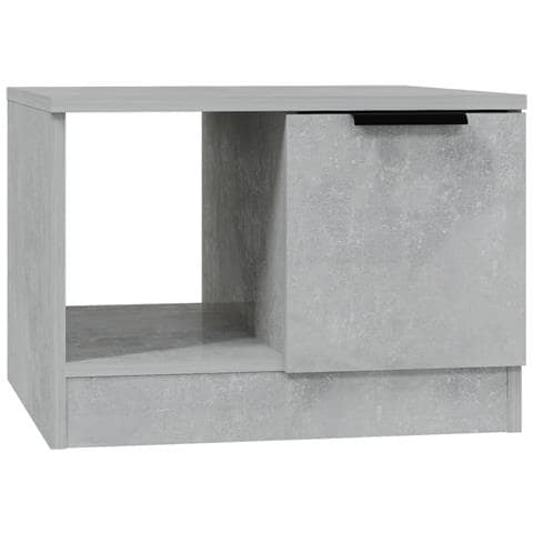 Tavolino Salotto Grigio Cemento 50x50x36 Cm Legno Multistrato - Foto 1