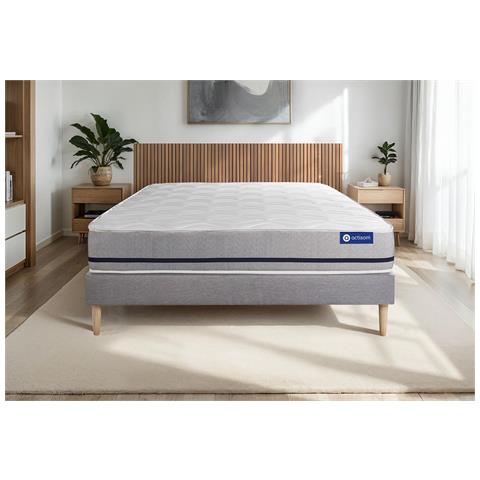 Kit Rete E Materasso Matrimoniale Actimemo Soft 200x200cm - Spessore : 20cm- Memory Foam - Moderatamente Rigido - Foto 1