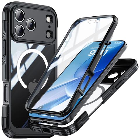 Custodia Per Iphone 17 Con Vetro 9h E Protezione A 360°, Compatibile Con Magsafe - Foto 1