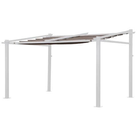 Tela Per Pergola A Parete 3 × 4m Fréjus Taupe - Foto 2