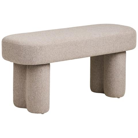 Panca Weston - Beige - Tessuto - 95x36x45 Cm - Foto 1