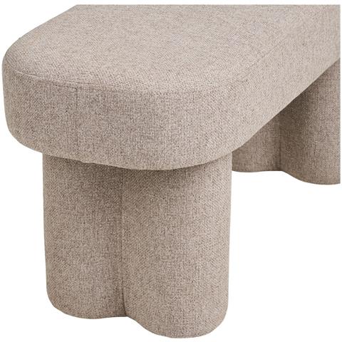 Panca Weston - Beige - Tessuto - 95x36x45 Cm - Foto 6