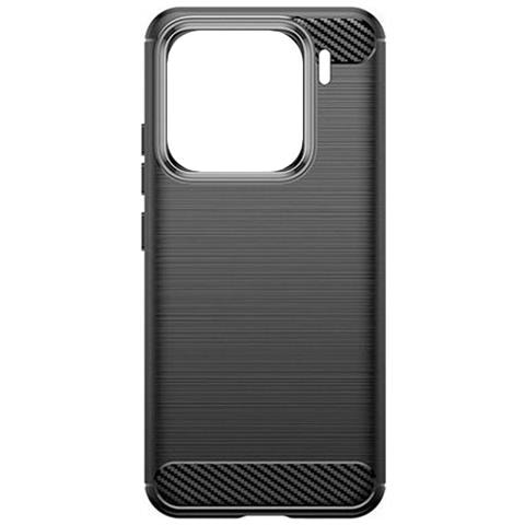 Custodia B-case Tpu Silicone Cover Case Per Xiaomi 15 Pro Carbon Metal Black - Foto 2
