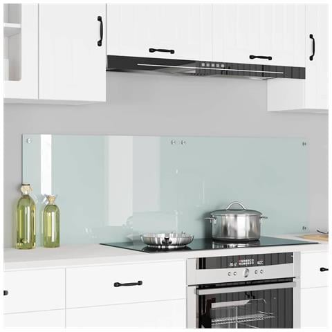 Rivestimento da Cucina 2 pcs Bianco 80 x 50 cm vetro temperato - Foto 2