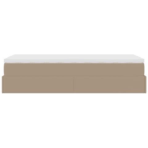 Struttura Letto Pouf con Materasso 80x200 cm Similpelle - Foto 9