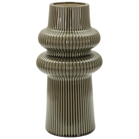 Vaso Harmony Alto In Ceramica Verde - Foto 1