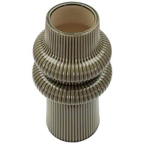 Vaso Harmony Alto In Ceramica Verde - Foto 2
