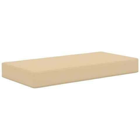 Cuscino da Sedia Esterno Beige 80 x 40 x 8 cm 100% Poliestere - Foto 1
