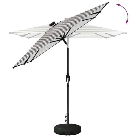 Parasol da Giardino con Luci LED 200 x 300 cm Poliestere - Foto 2