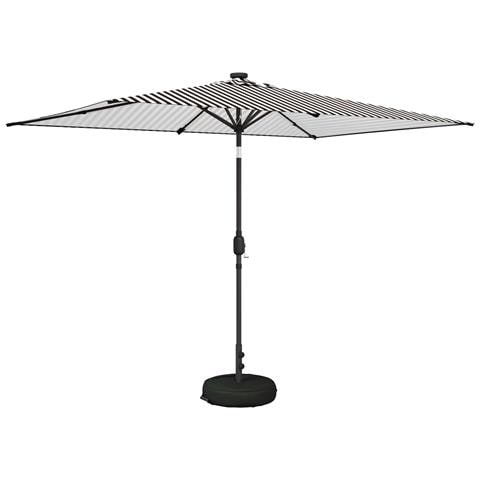 Parasol da Giardino con Luci LED 200 x 300 cm Poliestere - Foto 1